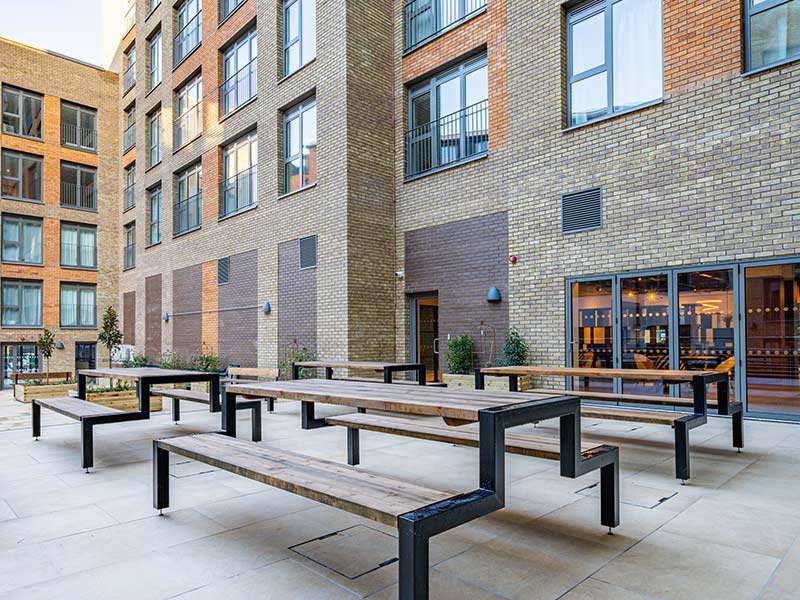 Exterior view of the project